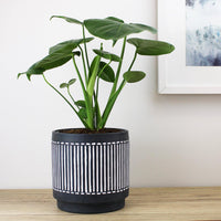 Sahara Pot Charcoal - 18cm