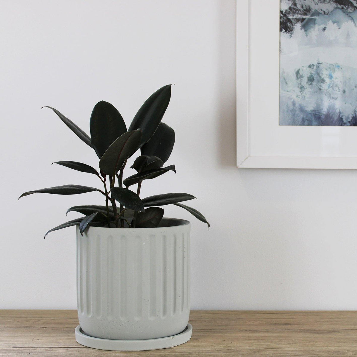 Asher Pot Grey - 18cm